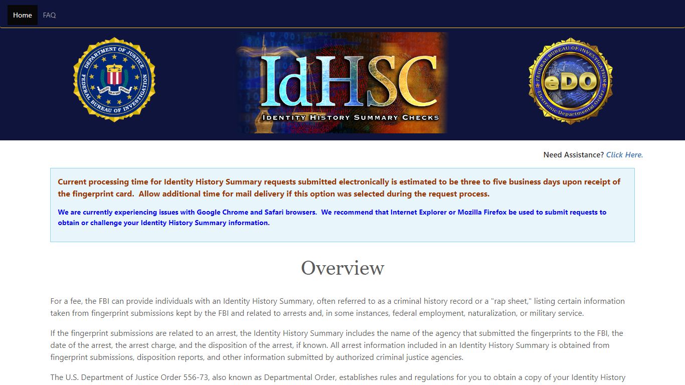 Electronic Departmental Order - CJIS